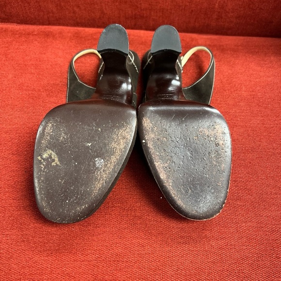 Prada black Heels with Chunky Architectural Design size 37 - Picture 3 of 6